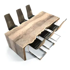 Table of solid wood
